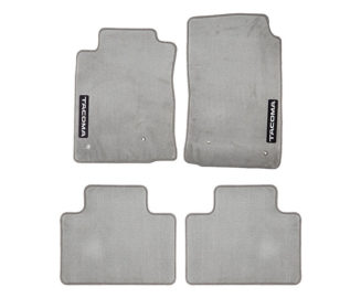2010-2011 Tacoma Floor Mats Light Gray Access Cab Genuine Toyota PT206-35101-13