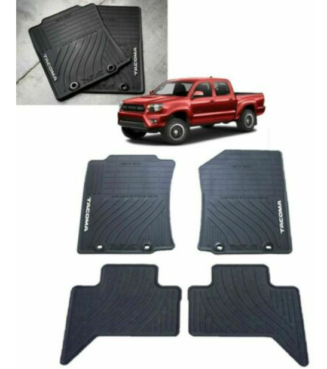 2015 Tacoma Floor Mat Set | Double Cab All-Weather Genuine Toyota PT908-35150-20