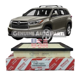 2014-2019 Highlander 4Cyl. 2.7L  / V6 3.5L Engine Air Filter Genuine 17801-YZZ11