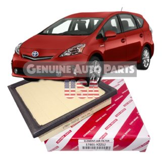 2012-2017 Toyota Prius V 1.8L Engine Air Filter 17801-YZZ12 Genuine OEM