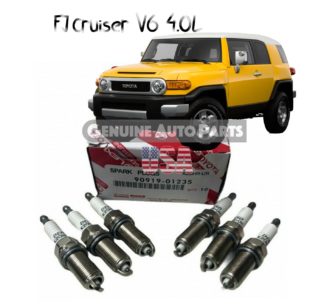 2007-2009 FJ Cruiser V6 4.0L 1GR-FE Engine - Spark Plug 90919-01235 K20HR-U11 SET-06