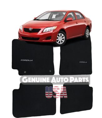 2009-2013 Toyota Corolla Carpet Floor Mats Dark Charcoal Genuine PT206-02093-12