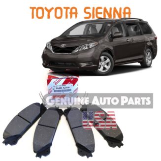2011-2020 TOYOTA SIENNA FRONT CERAMIC BRAKE PADS GENUINE OEM 04465-AZ219