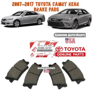 2007-2017 TOYOTA CAMRY REAR CERAMIC BRAKE PADS GENUINE OEM 04466-AZ207
