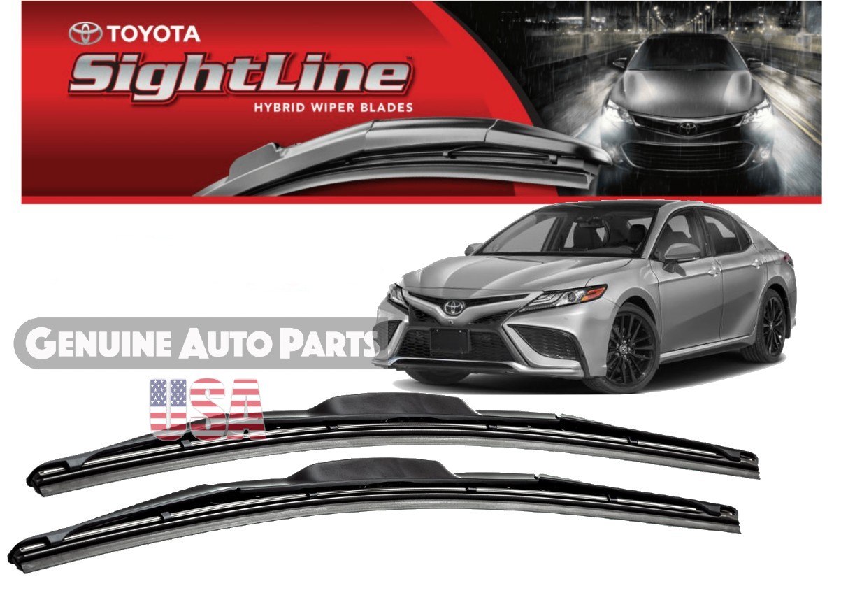 2018-2023 TOYOTA CAMRY GENUINE OEM OE STYLE SIGHTLINE WIPER BLADE KIT ...