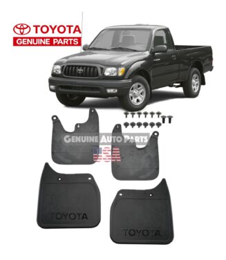 2001-2002 Toyota Tacoma 2wd Mud Flap Guard Kit Genuine (Non-PreRunner) OEM